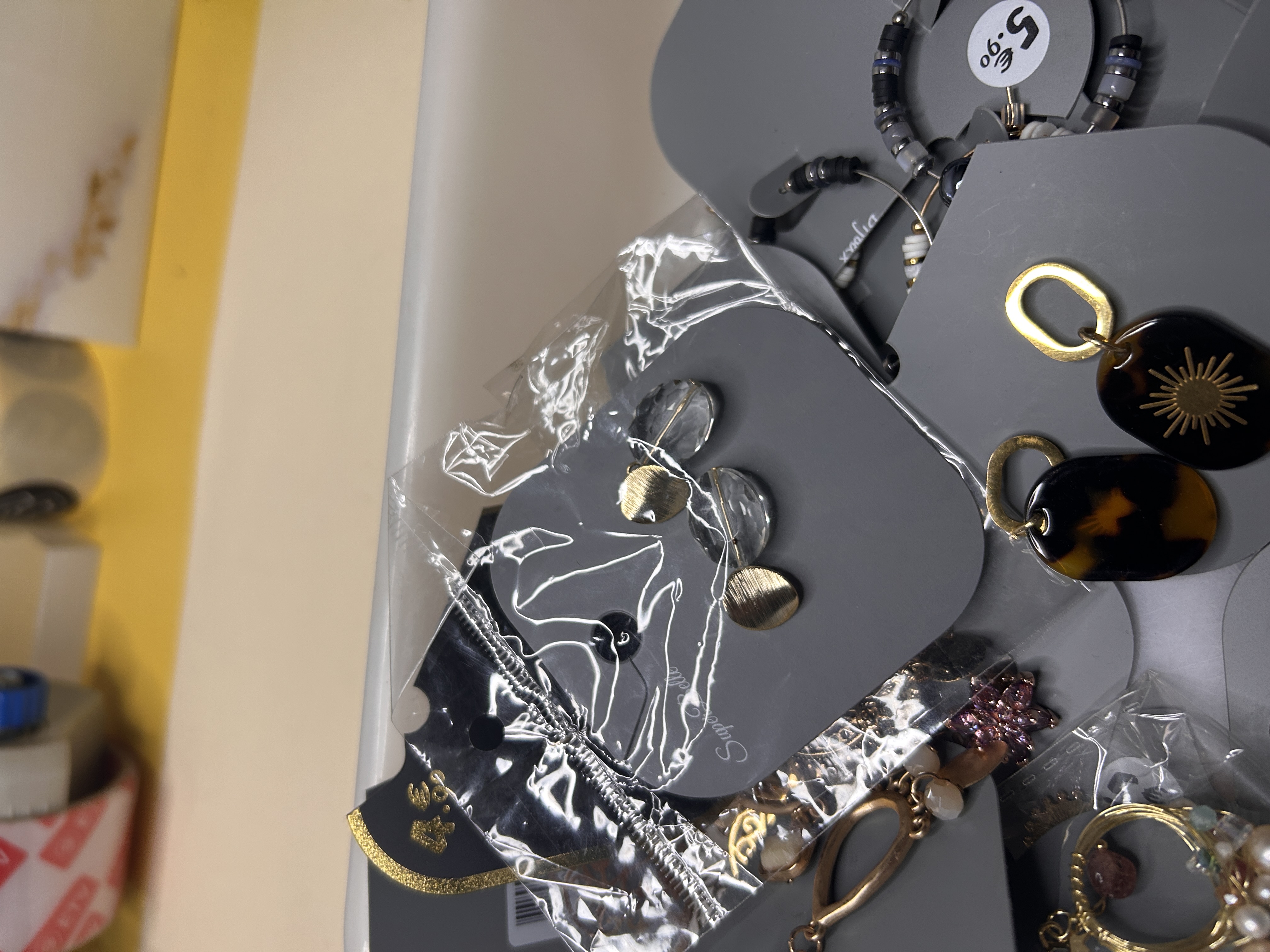 Lote de Pendientes Variados Destock — lote de pendientes para mujer, detalle · Lotes Bisutería (93-BOBH)