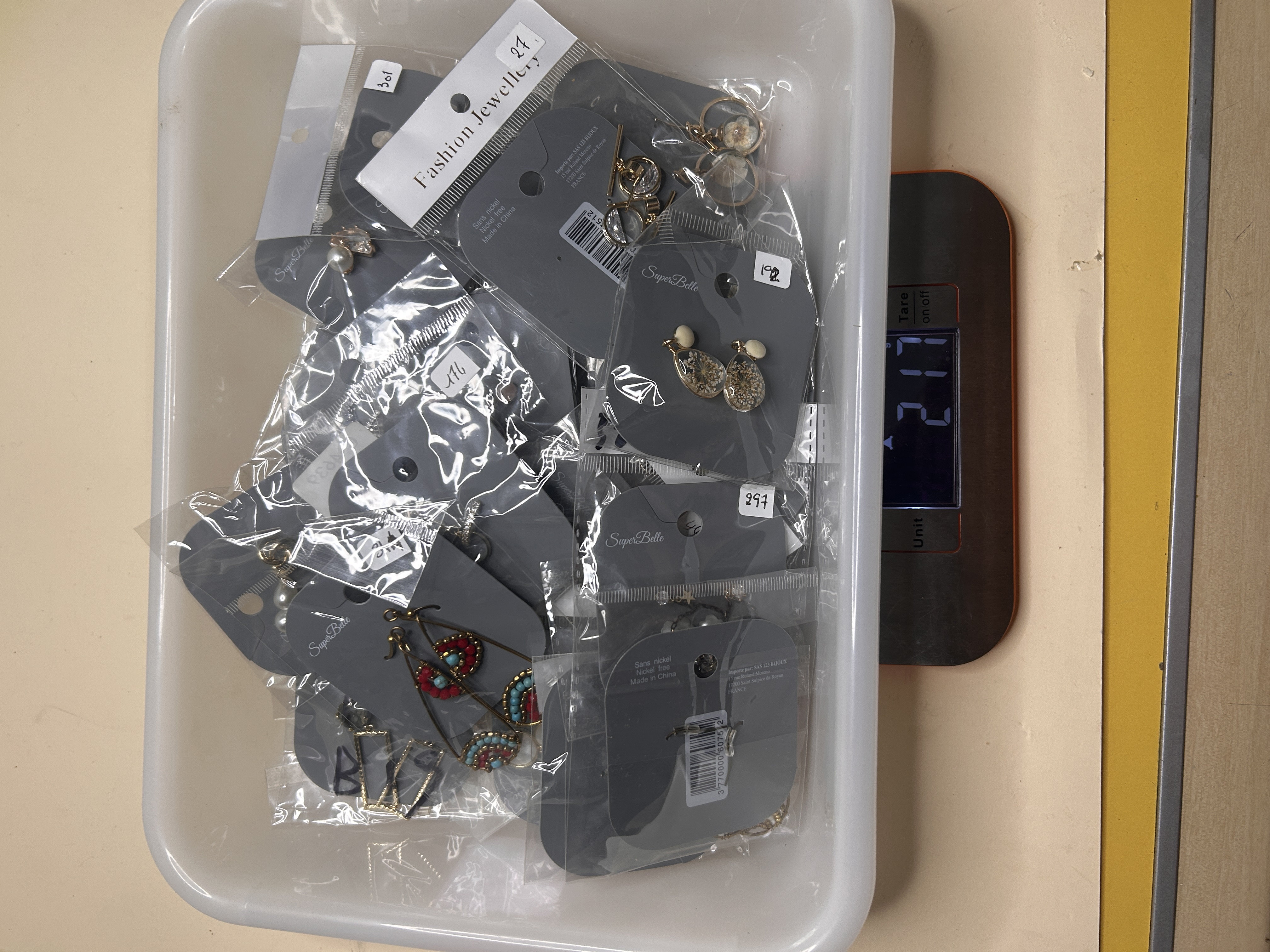 Lote de Destock de Pendientes Variados BO-105
