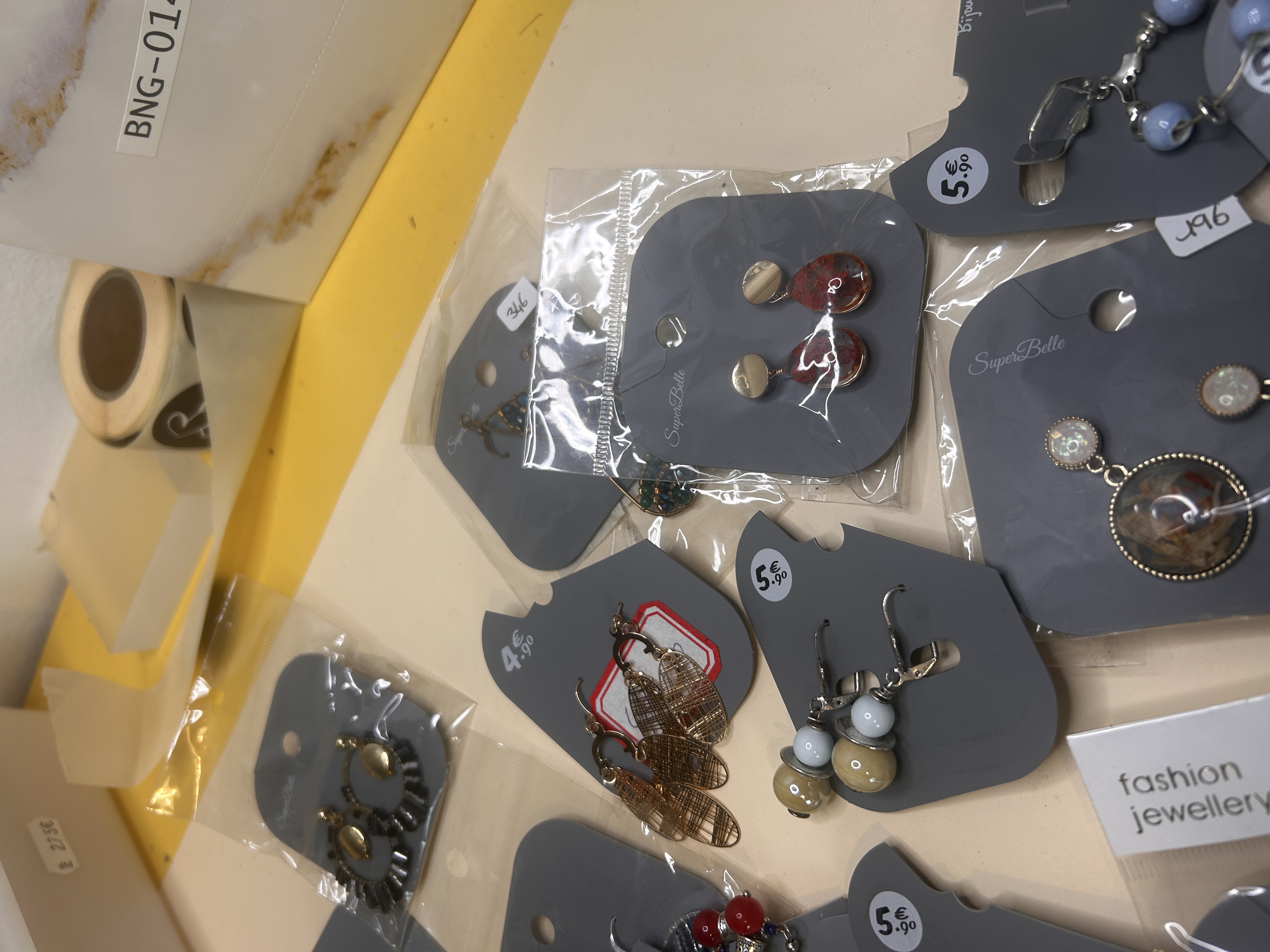 Surtido Variado de Pendientes - Lote Destock Lotes Bisutería