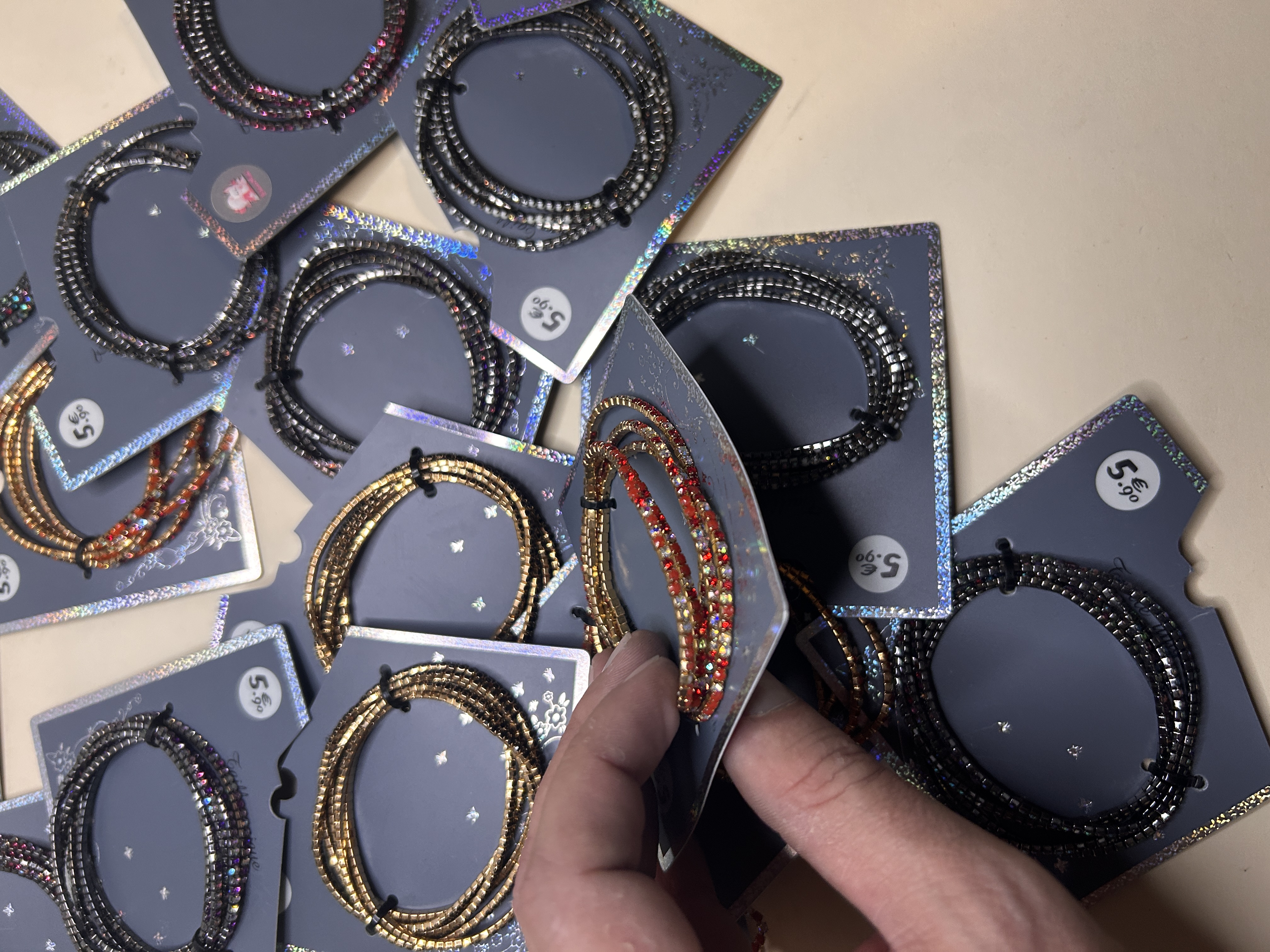Lote al por mayor de Pulseras de Bisutería de Cuentas