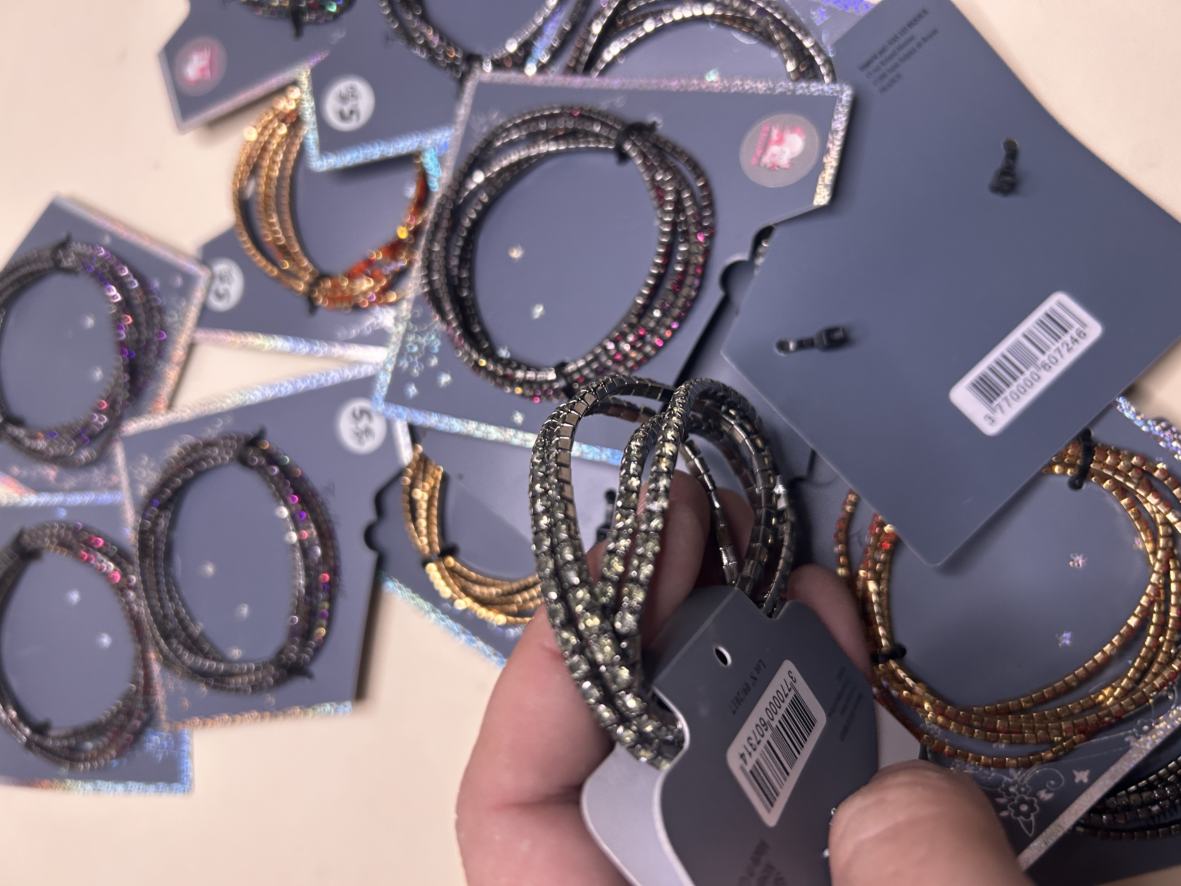 Lote al por mayor de Pulseras de Bisutería de Cuentas